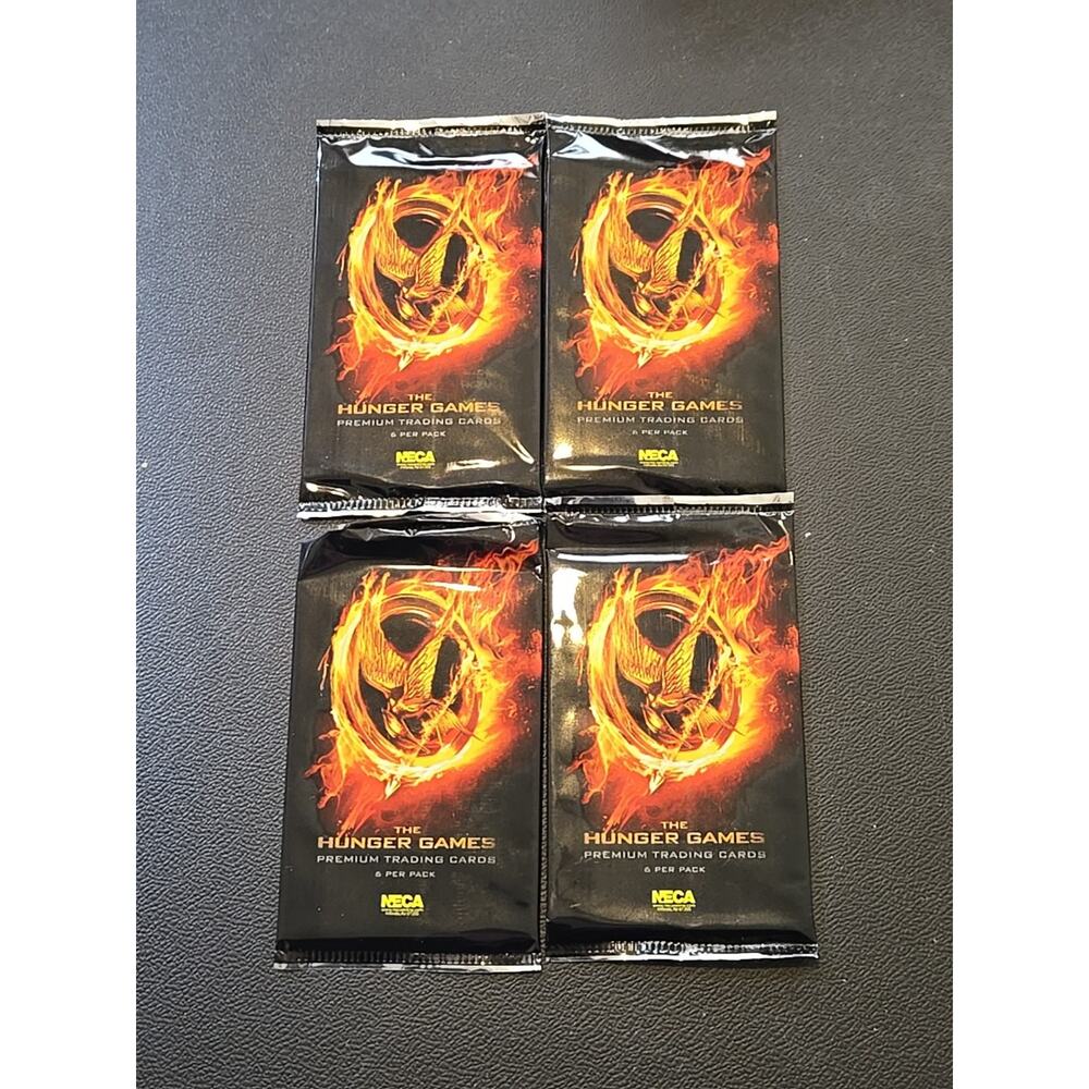 Lot Of 4 Hunger Games Card Packs